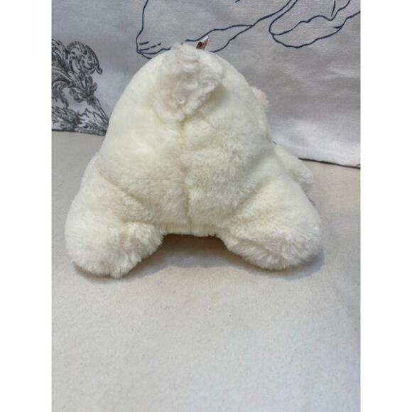 1980 Gund Snuffles White Polar Bear Plush Stuffed Brown Nose Small - Picture 4 of 9
